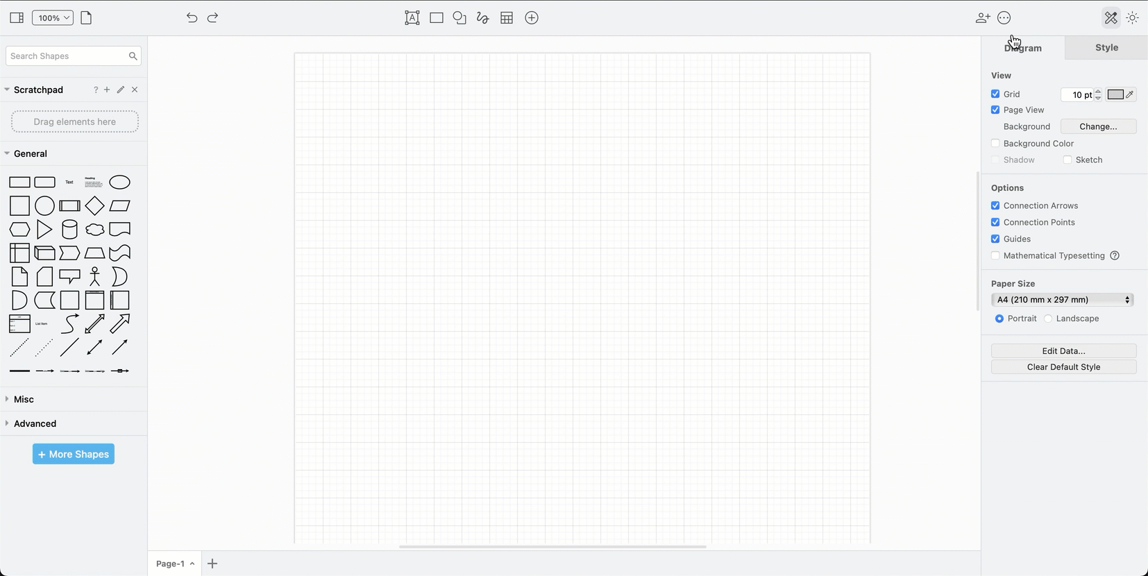 You can configure draw.io to use a custom template library with your own diagram templates and custom shape libraries