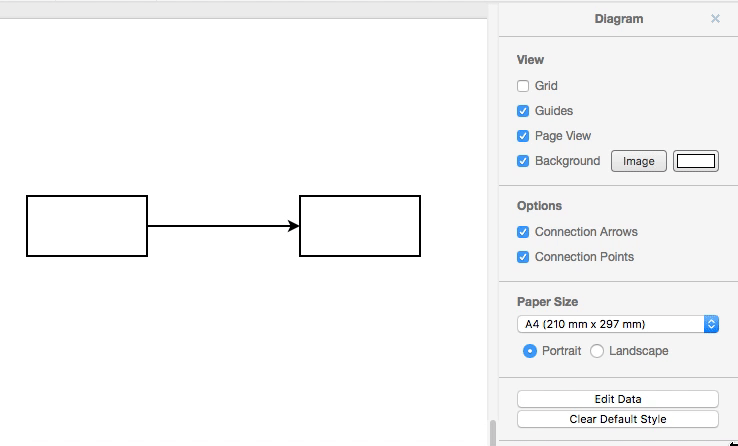 Add an arrow pointing towards the source shape to make the connector bidirectional