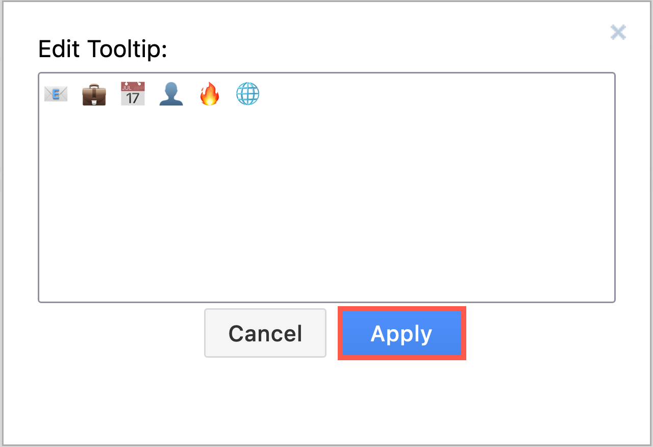 You can use emoji in tooltips in diagrams.net