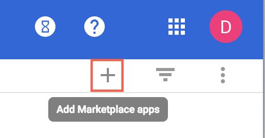 Add a new marketplace app