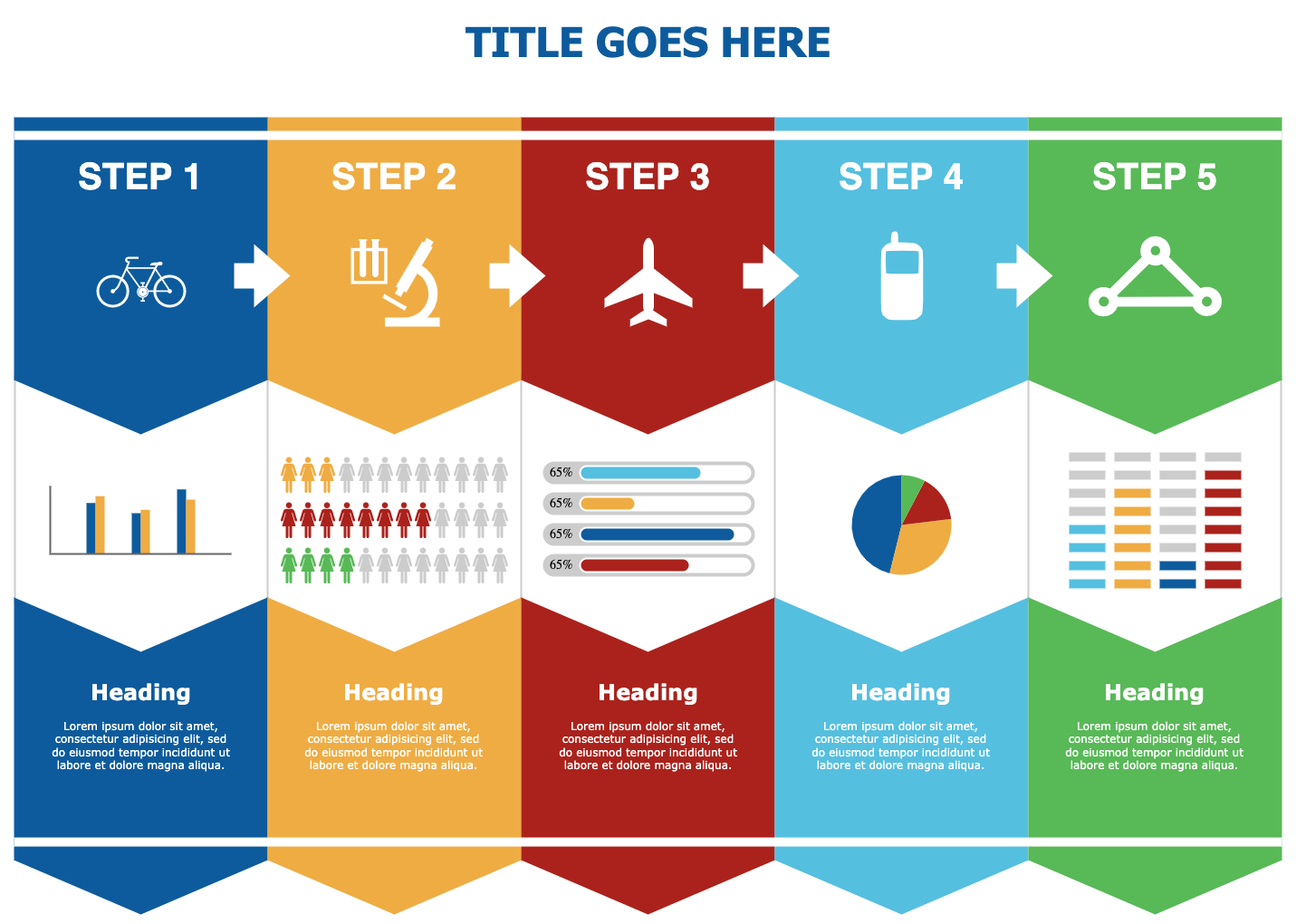 You can create attractive infographics in diagrams.net