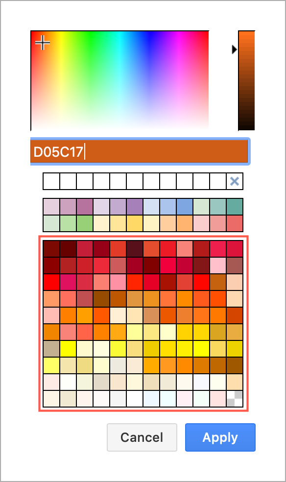 Modify the colour palettes easily with draw.io for Confluence Cloud